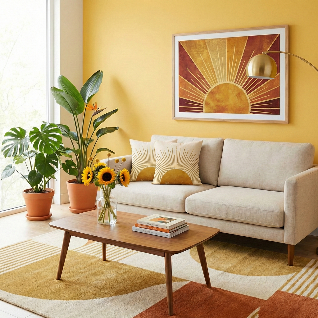 Vibrant Sunshine Pillow Covers