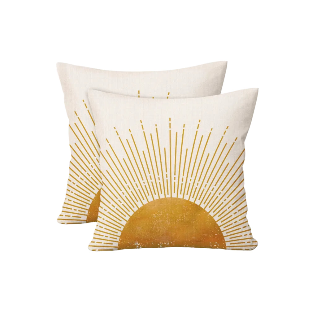 Vibrant Sunshine Pillow Covers