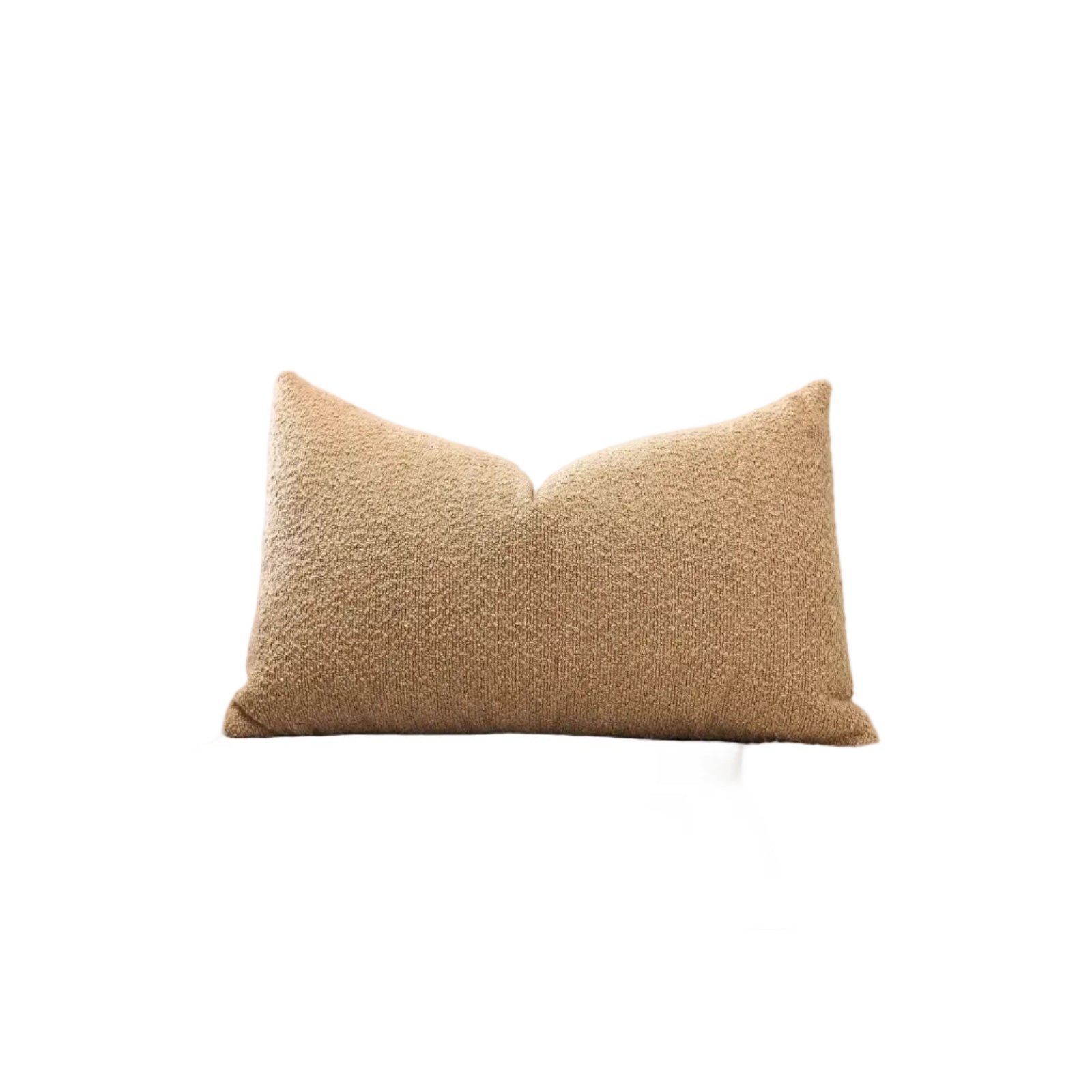 Textured Light Boucle Throw Pillow Cover