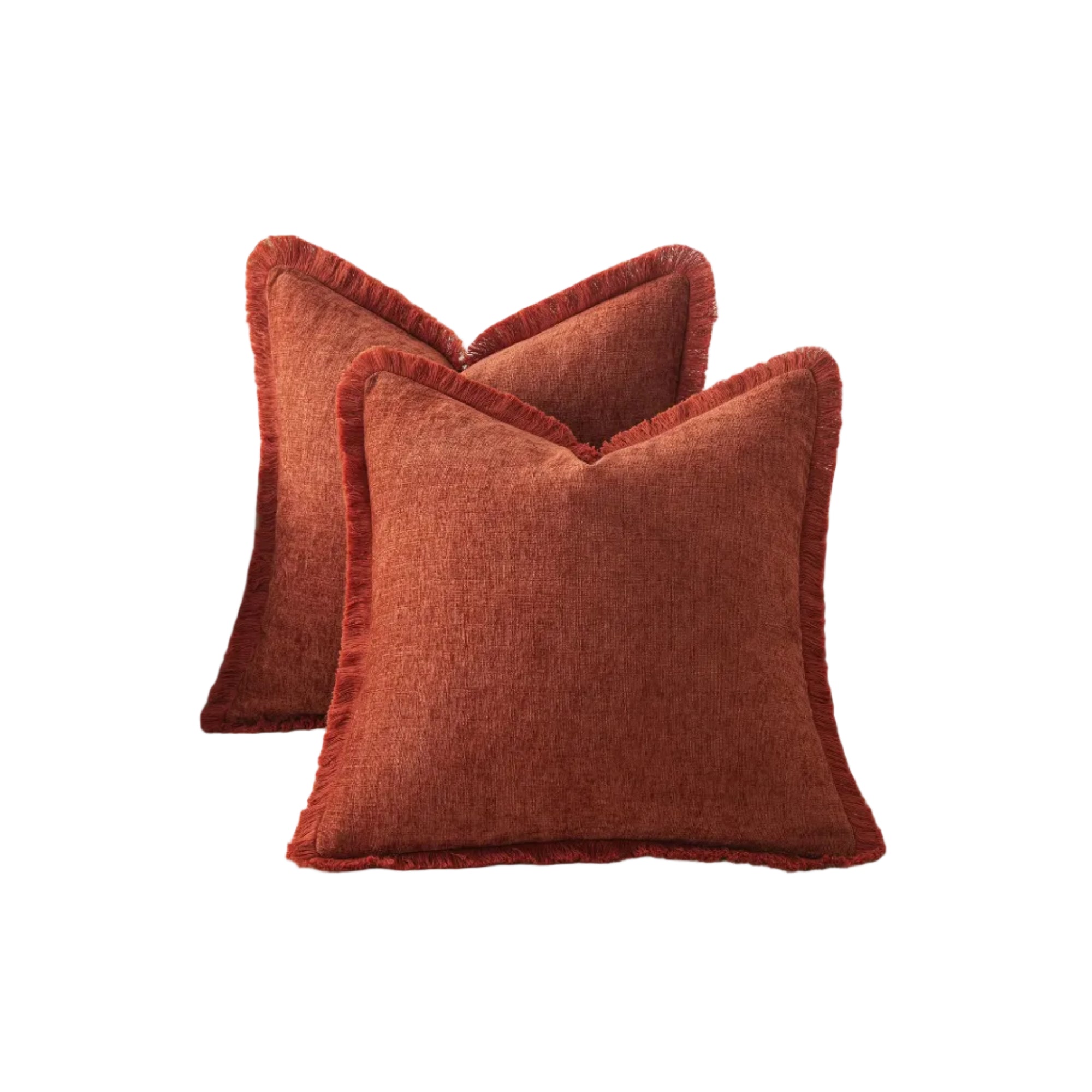 Burnt Orange Throw Pillow Covers