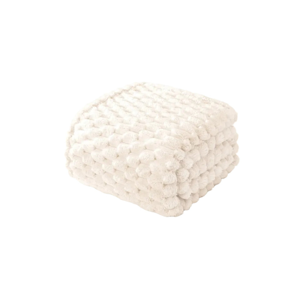 Jacquard Fuzzy Pattern Throw